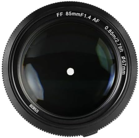 SIRUI Aurora 85mm F1.4 Full Frame Auto Focus Lens, Telephoto Prime Portrait Lens for E Mount Cameras FX3, FX6, A7 Series, A7R Series, A7S Series, A9, ZV-E1, Black - Image 4